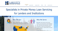 Desktop Screenshot of lakecityservicing.com